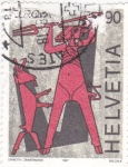 Stamps Switzerland -  AQUELARRE