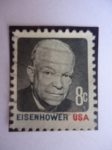 Stamps United States -  Dwight Eisenhower (1890-1969), 34th president of the U.S.A, 1953/61. 