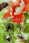 Stamps Peru -  Picaflores del Perú