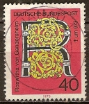 Stamps Germany -  1000a Aniv Muerte de Roswitha von Gandersheim (poetisa).