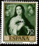 Stamps : Europe : Spain :  LA INMACULADA (MURILLO)