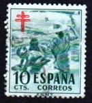 Sellos del Mundo : Europa : Espa�a : 1951 Pro Tuberculosos - Edifil:1104