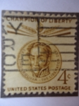 Stamps United States -  Simón Bolívar, Surth American Freedom fighter - Champion of Liberty.