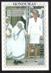 Sellos de America - Honduras -  En memoria de la Madre Teresa de Calcuta y Lady Diana Spenser Princesa de Gales