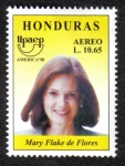 Stamps Honduras -  Mary Flake de Flores