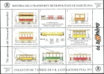 Stamps Spain -  75 anivº del ferrocarril metropolitano de Barcelona