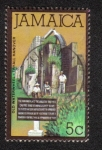 Stamps Jamaica -  Old Waterwheel 