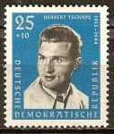 Stamps Germany -   Anti-fascistas, Herbert Tschäpe(DDR).