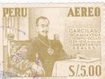 Stamps Peru -  GARCILASO INCA DE LA VEGA- LITERATO