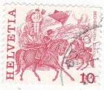 Stamps Switzerland -  FIESTAS POPULARES