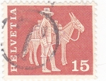 Stamps Switzerland -  VENDEDOR AMBULANTE