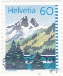 Stamps : Europe : Switzerland :  PAISAJE ALPINO