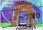 Stamps Spain -  Arco romano de Cáparra