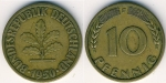 monedas del Mundo : Europa : Alemania :  ALEMANIA R.FEDERAL