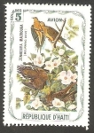 Stamps Haiti -  Fauna, zenaidura macroura