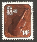 Stamps New Zealand -  Instrumento musical