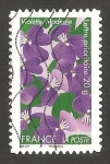 Stamps France -  Violetas