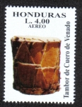 Stamps Honduras -  Instrumentos Musicales Autóctonos Mesoamericanos