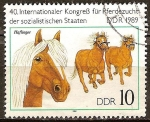 Sellos de Europa - Alemania -  40a Congreso Internacional para la cría de caballos de los estados socialistas(DDR).