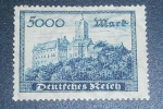 Stamps : Europe : Germany :  5000 mark. deutsches reich