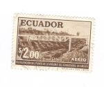 Stamps Ecuador -  Inaguracion del puente de la variante del ferrocarril en Ambato