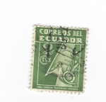 Sellos de America - Ecuador -  Casa de correos y telegrafos en Guayaquil
