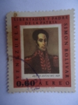 Sellos de America - Venezuela -  Libertador y Padre de la Patria bSimón Bolívar - Pintura Anónima 1825.