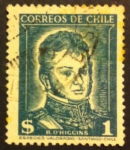 Stamps Chile -  O'Higgins
