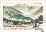 Stamps North Korea -  PAISAJE