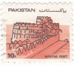 Stamps Pakistan -  FORTALEZA ROHTAS