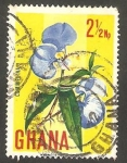 Sellos de Africa - Ghana -  Flor