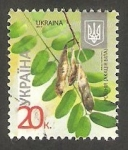 Sellos de Europa - Ucrania -  Milésima 2012 III- Flor acacia