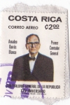 Stamps Costa Rica -  Correo aereo Amadeo Quirós Blanco