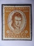 Stamps Venezuela -  Prímer Centenario de la Muerte del Barón Alejándro de Humboldt 1859-1959