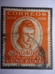 Sellos de America - Venezuela -  Prímer Centenario de la Muerte del Barón Alejándro de Humboldt 1859-1959
