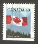 Stamps Canada -  Bandera nacional