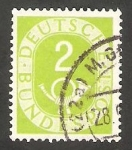 Sellos de Europa - Alemania -  9 - Corneta Postal