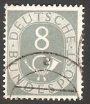 Sellos de Europa - Alemania -  13 - Corneta Postal