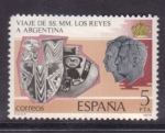 Stamps Spain -  Viaje de S.S.M.M. los reyes a hispanoamerica