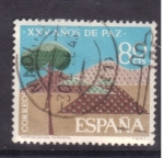 Stamps Spain -  XXV años de Paz
