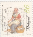 Stamps Portugal -  PANADERA -PROFESIONES DEL SIGLO XIX