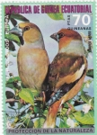Stamps Equatorial Guinea -   PICOGORDOS -PROTECCIÓN DE LA NATURALEZA