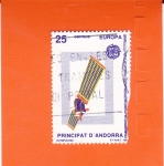 Stamps Andorra -  CEPT- SATÉLITE OLYMPUS