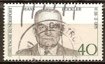 Stamps Germany -  Centenarios Nacimientos. Hans Bockler (dirigente sindical).