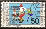 Stamps Germany -  Campeonato mundial de hockey sobre el hielo, Munich y Dusseldorf. 