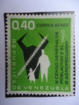Stamps Venezuela -  IX Censo Genaral de Población y el III Agropecuario 1960