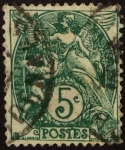Stamps France -  Blanchn