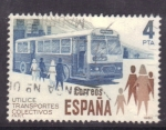 Stamps Spain -  Utilice transportes colectivos
