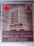 Sellos del Mundo : America : Ecuador : Edificio de la Cruz Roja Quito-Correos del Ecuador