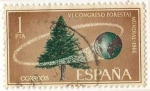 Stamps : Europe : Spain :  1736.- VI Congreso Forestal Mundial